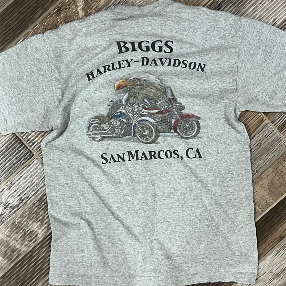 Harley-Davidson Gray Graphic Tee